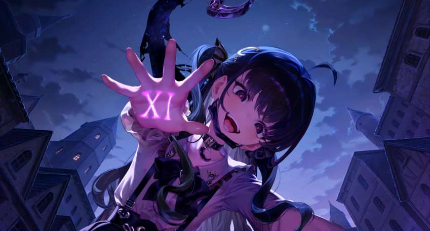 Brown Dust 2 Witch's Purple XI Spell Live Wallpaper