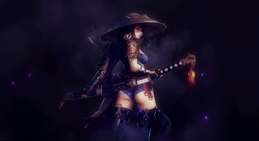 League of Legends - Yasuo (Genderbend) Samurai Live Wallpaper