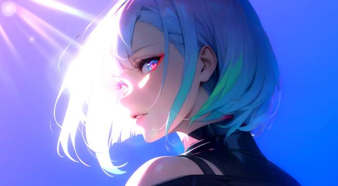 Cyberpunk: Edgerunners - Lucy Sunlit Profile Live Wallpaper