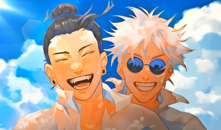 Jujutsu Kaisen - Gojo & Geto Best Friends Smiling Live Wallpaper