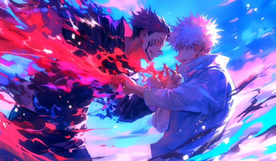 Jujutsu Kaisen - Gojo vs Sukuna Epic Clash Live Wallpaper