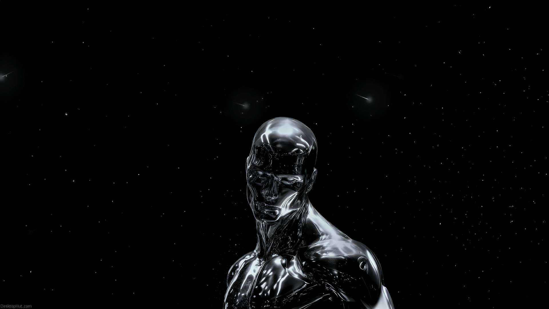 The Silver Surfer - Chrome Sentinel Live Wallpaper