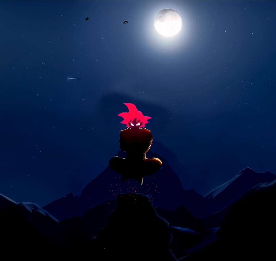Goku Silhouette Live Wallpaper