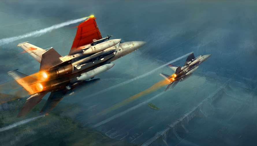 Ace Combat Zero - Solo Wing Pixy F-15 Eagle Live Wallpaper