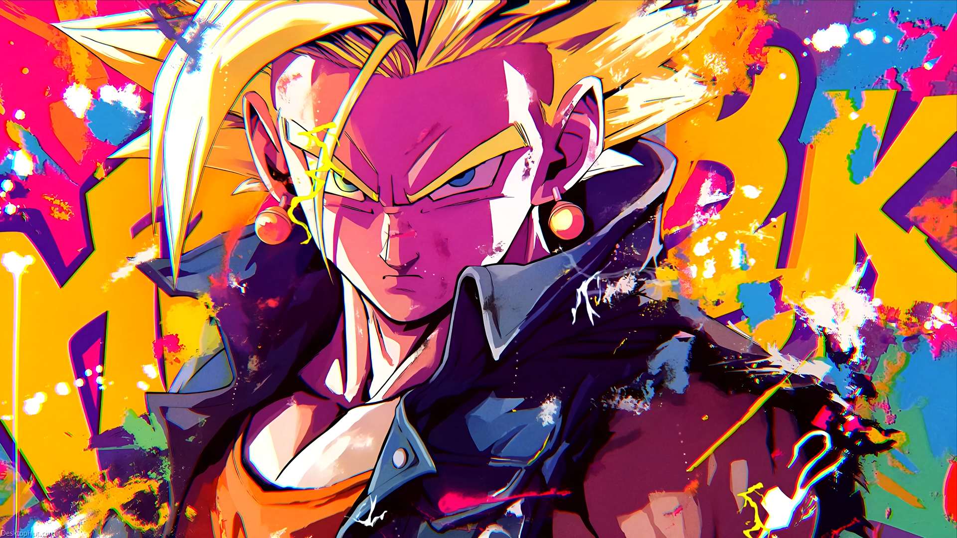 Dragon Ball Z - Super Saiyan Graffiti Live Wallpaper