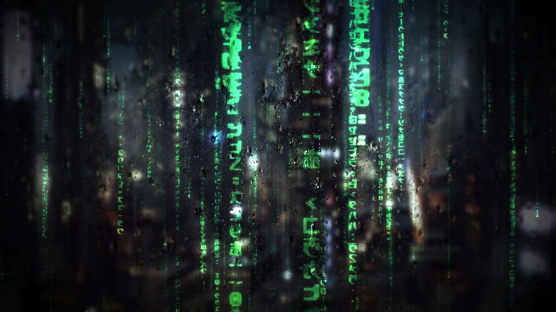 Raindrops on Window Matrix Code