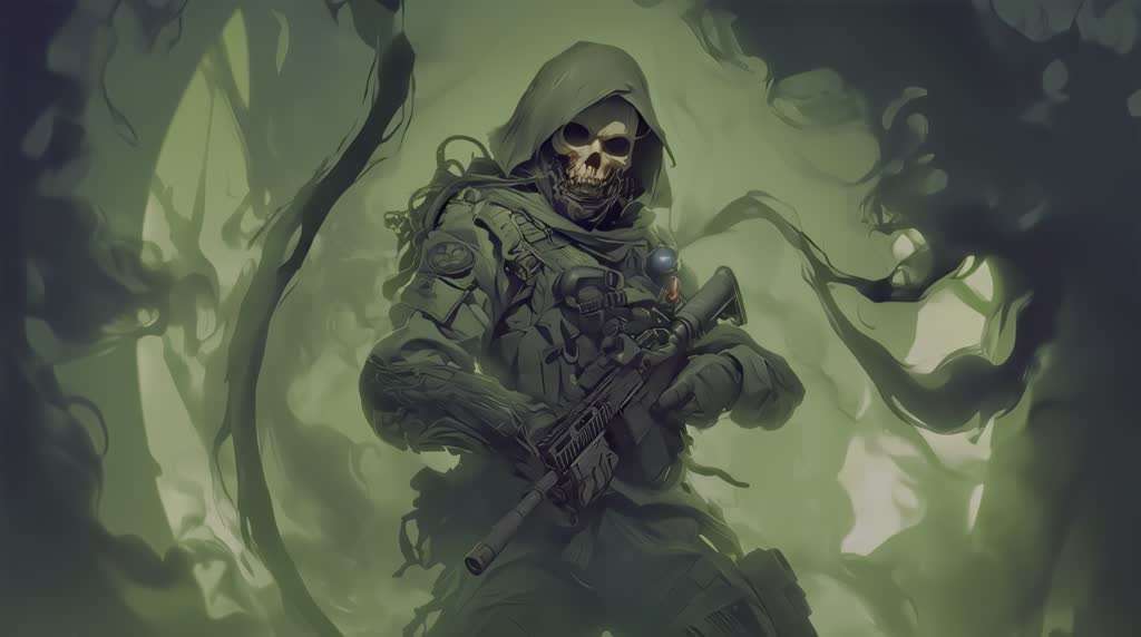 Skull Soldier Live Wallpaper