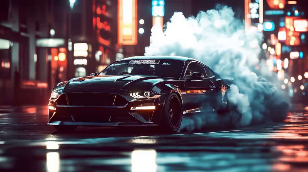 Aesthetic Black Car Live Wallpaper