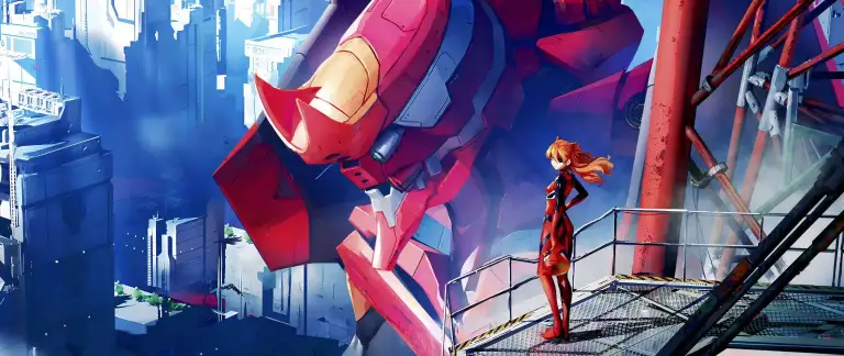 Asuka and Evangelion Unit-02 Live Wallpaper