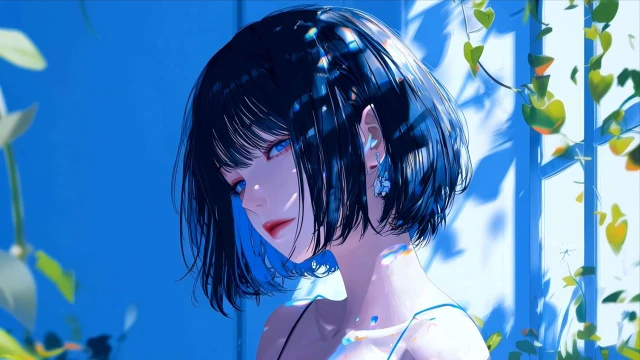 Blue Sunlight Aesthetic Live Wallpaper