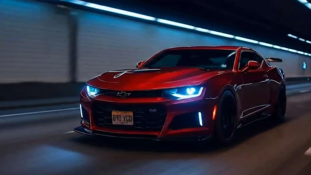 Chevrolet Camaro ZL1 - Neon Tunnel Night Drive Live Wallpaper