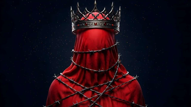 Dark Crown Bound Figure 4K Live Wallpaper