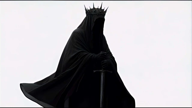 Dark Crowned King Shadow Fantasy 4K Live Wallpaper