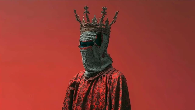 Dark Masked Crown King 4K Live Wallpaper