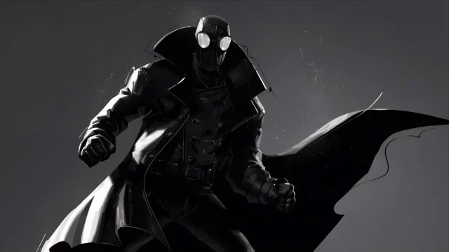 Dark Noir Spider-Man 4K Live Wallpaper