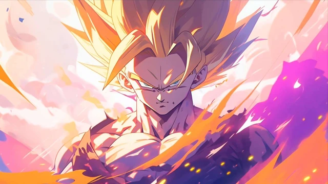Dragon Ball Super - Goku Fiery Aura Live Wallpaper