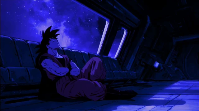 Dragon Ball Z - Goku Spaceship Relaxing Lo-Fi Live Wallpaper