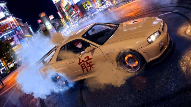 Drifting on Tokyo Streets Live Wallpaper