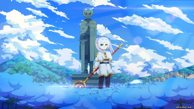 Frieren Pixel Art Anime 4K Live Wallpaper