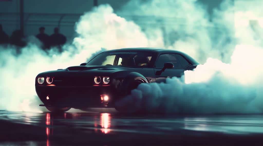 Black Burnout Live Wallpaper