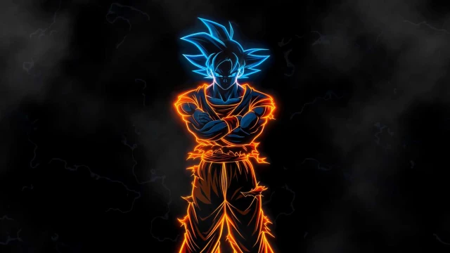 Goku Neon Aura Dragon Ball Live Wallpaper