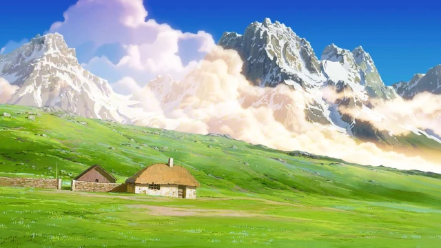 Howl's Moving Castle - Clouds Loop Live Wallpaper