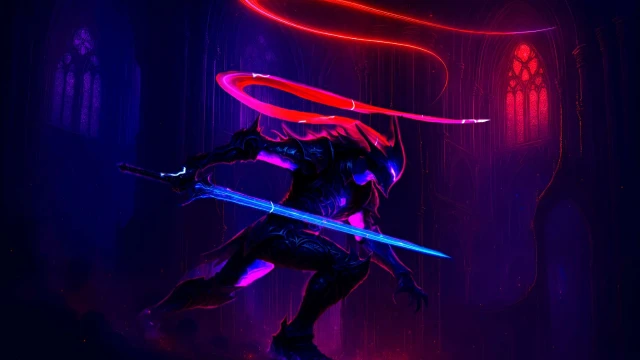 Igris Solo Leveling Neon Live Wallpaper