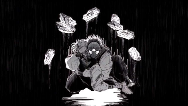 Jujutsu Kaisen - Choso & Yuji Sad Rainy 4K Wallpaper
