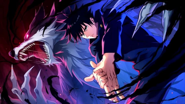 Jujutsu Kaisen - Megumi & Divine Dogs 4K Wallpaper
