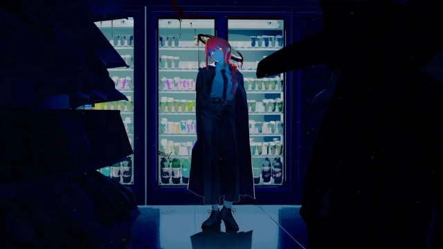 Neon Night Makima Live Wallpaper