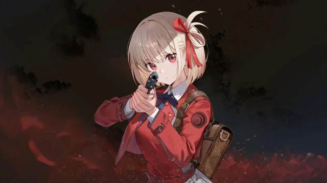 NIKKE Red Combat Girl Live Wallpaper