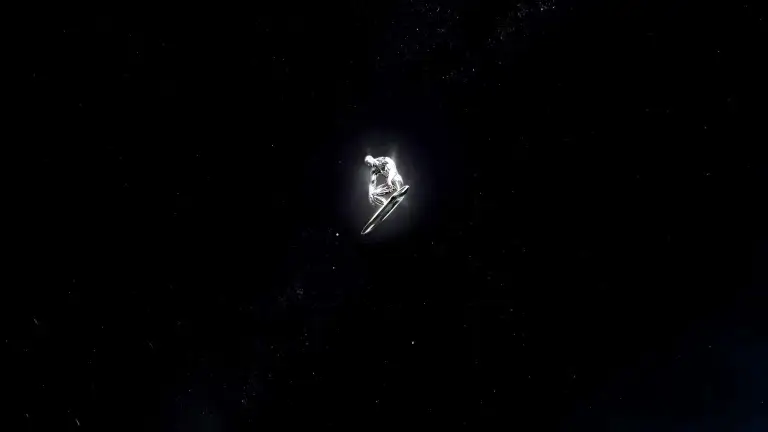 Silver Surfer in Space Live Wallpaper