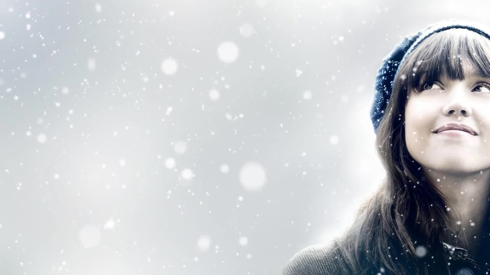 Girl in snow