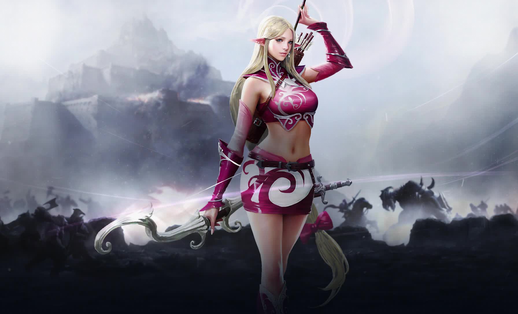 Lineage Eternal Ophelia Animated Wallpaper