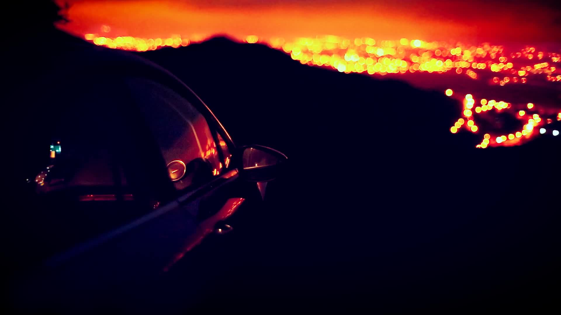 Cars by Night HD Live Wallpaper