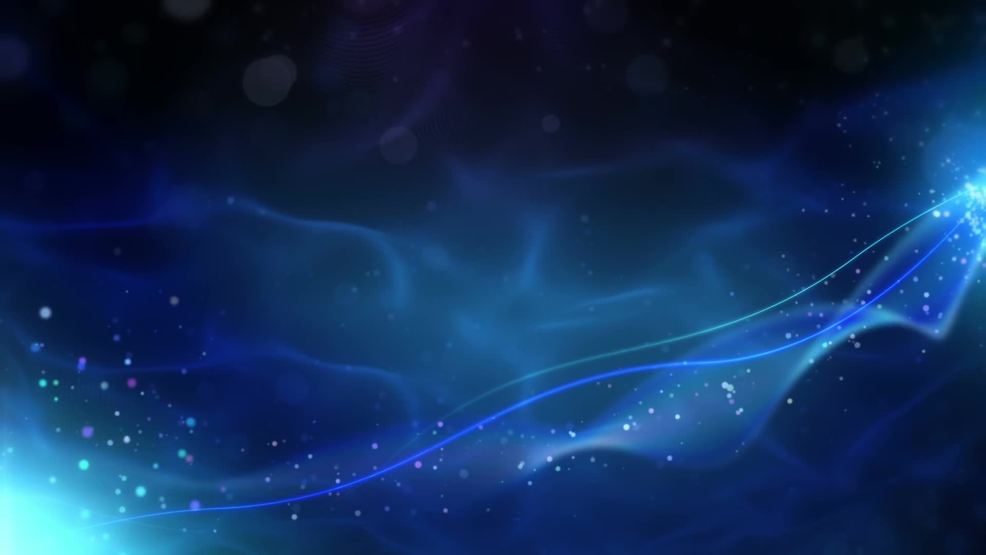 Blue Abstract Waves Live Wallpaper