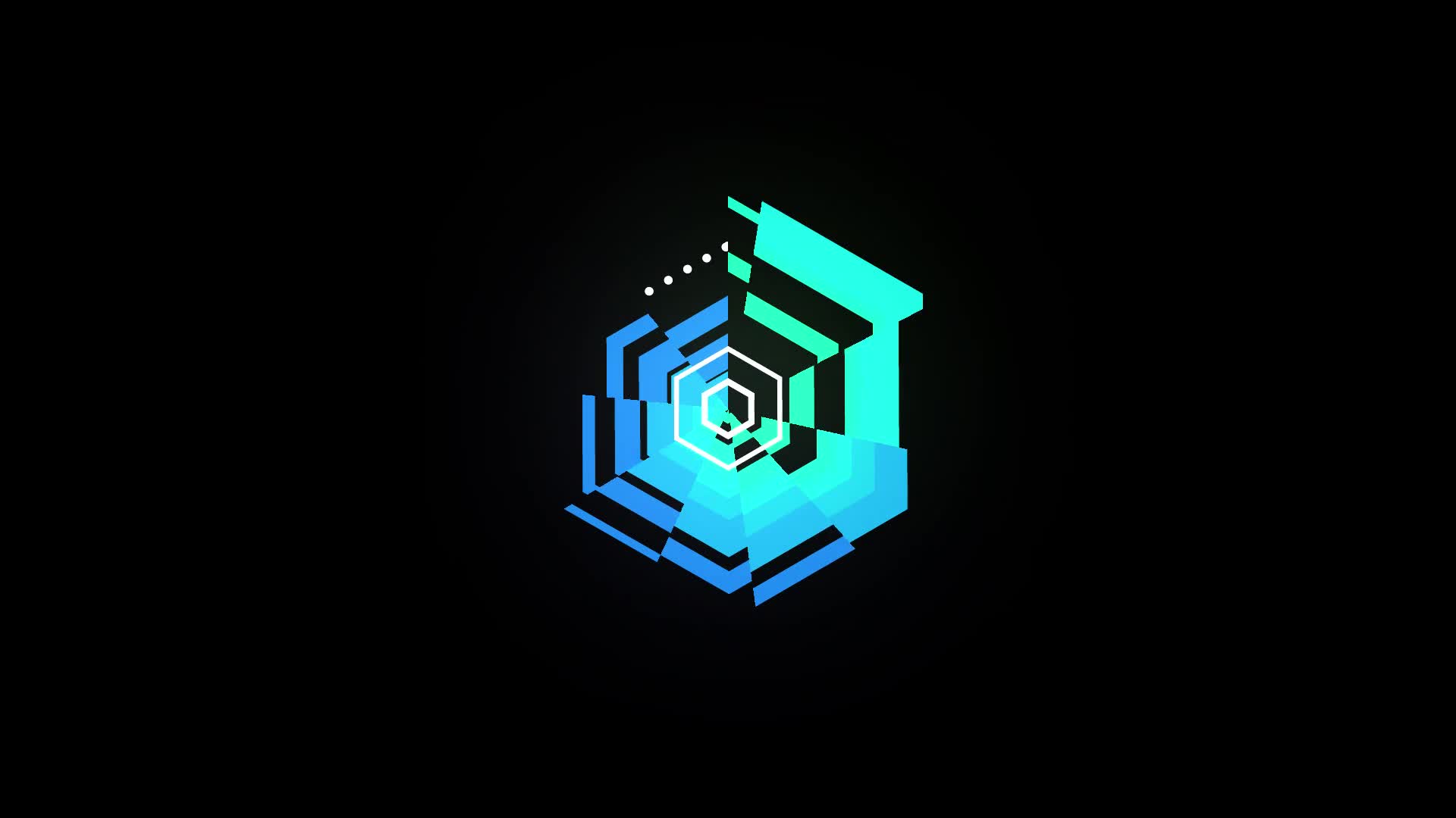 DesktopHut Polygon Radial Madness Live Wallpaper
