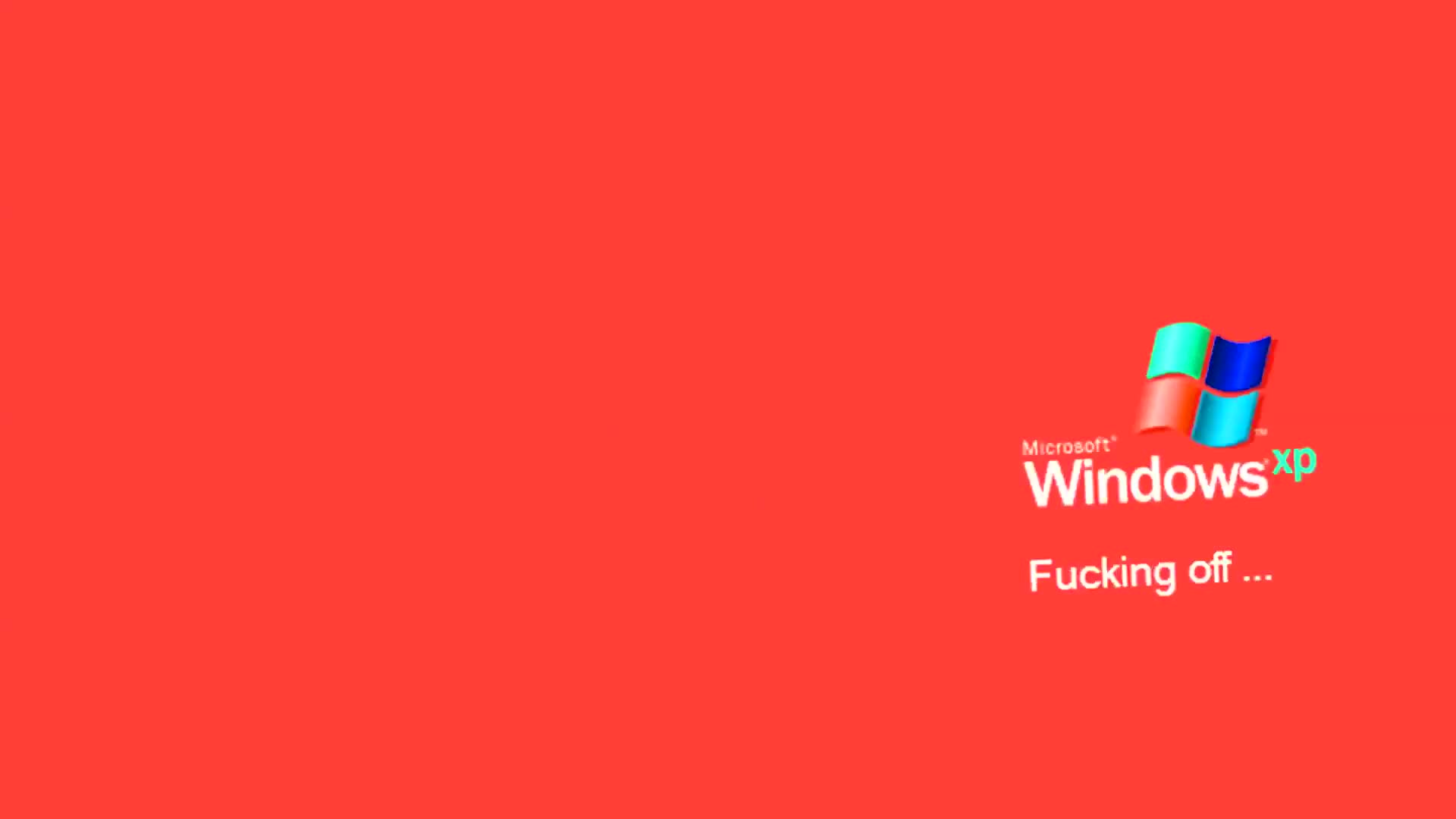 Windows XP F4cking Off Live Wallpaper