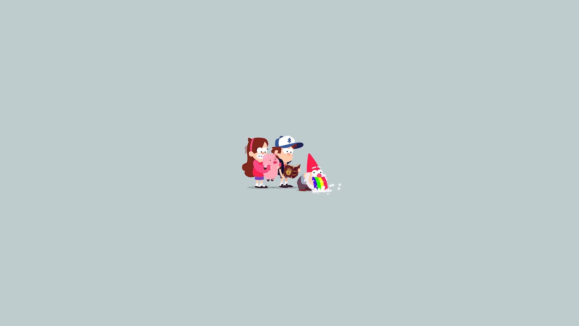 Vomiting Gnome and Kids Live Wallpaper