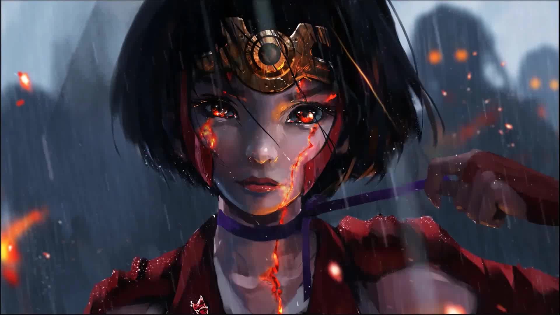 Anonymous Girl Face Live Wallpaper