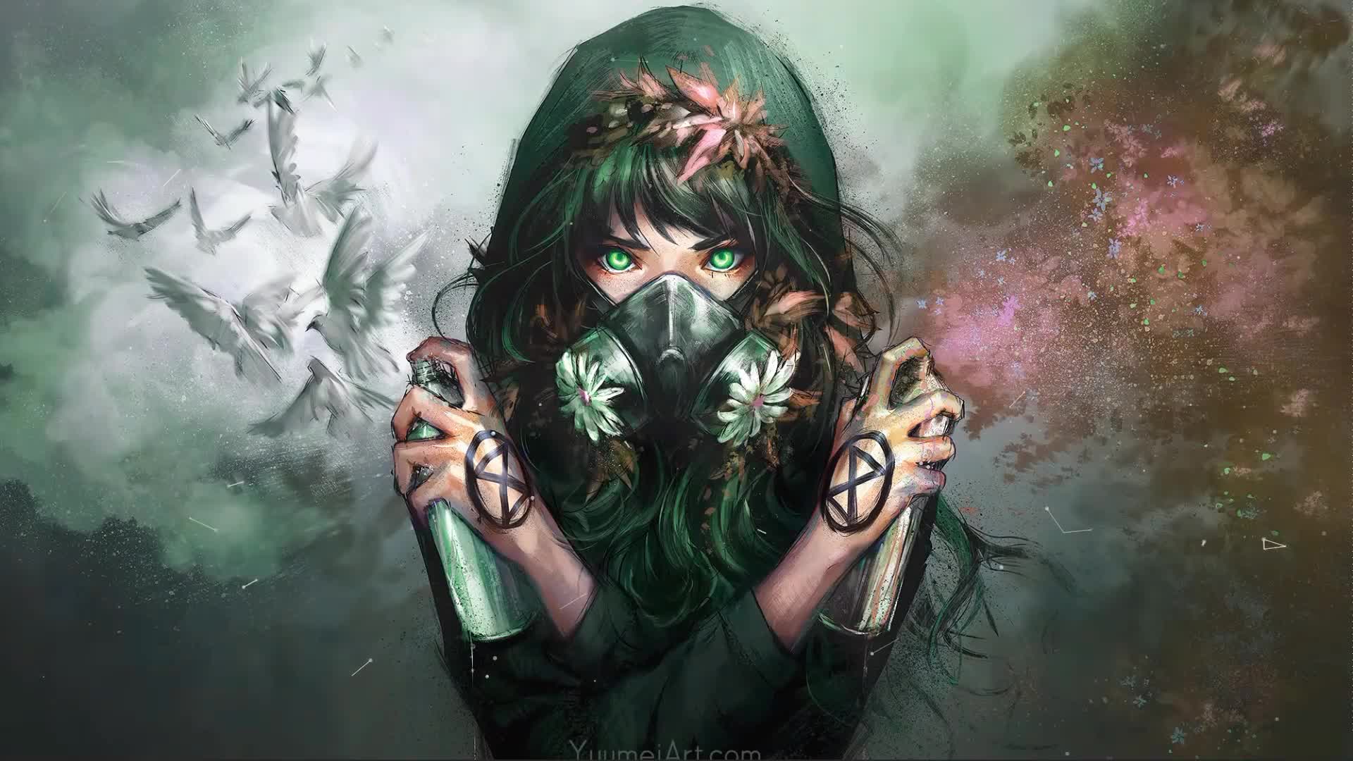 Animated Rgb Girl Live Wallpaper