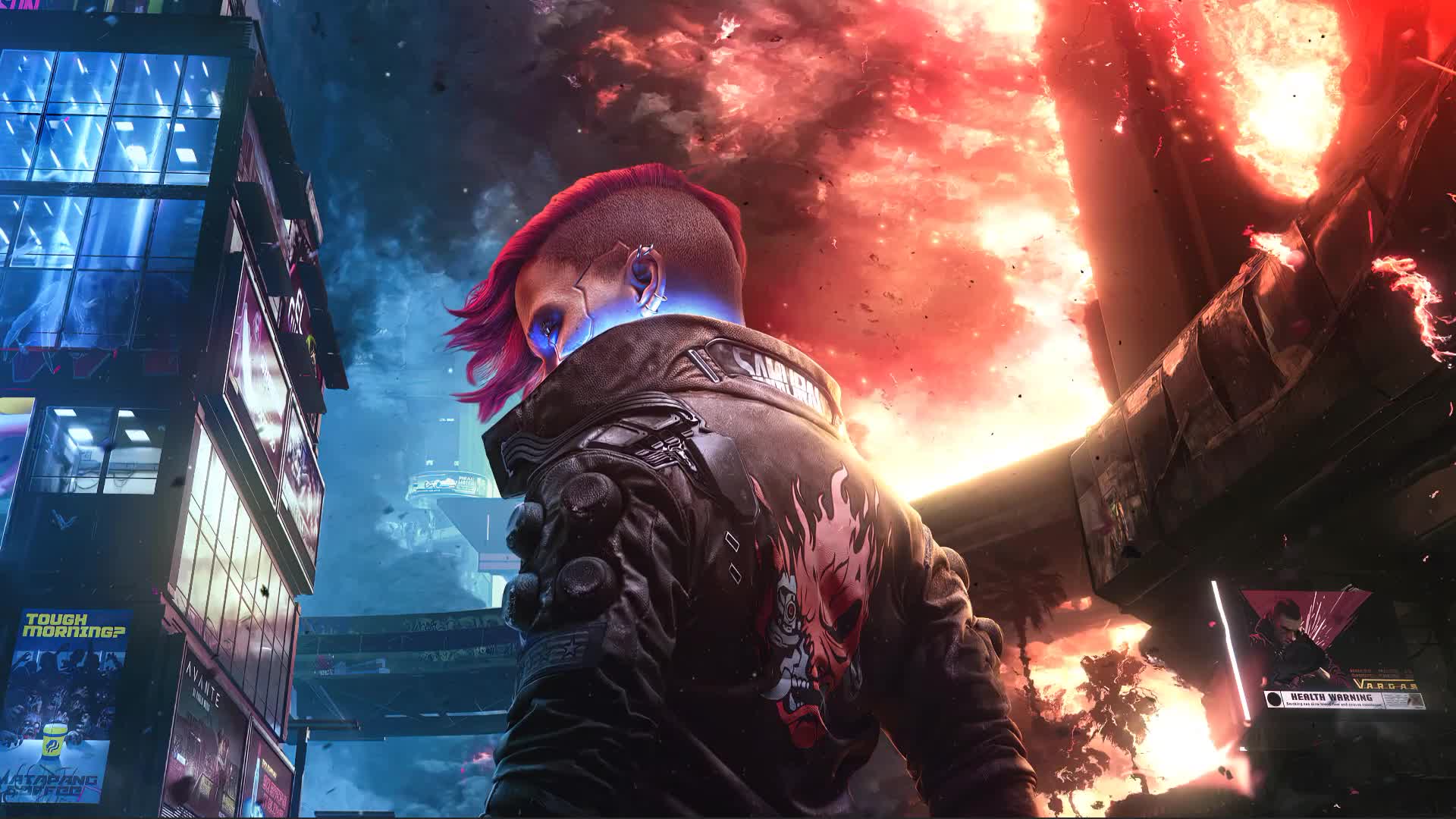 Cyberpunk 2077 Samurai Gang Girl Live Wallpaper