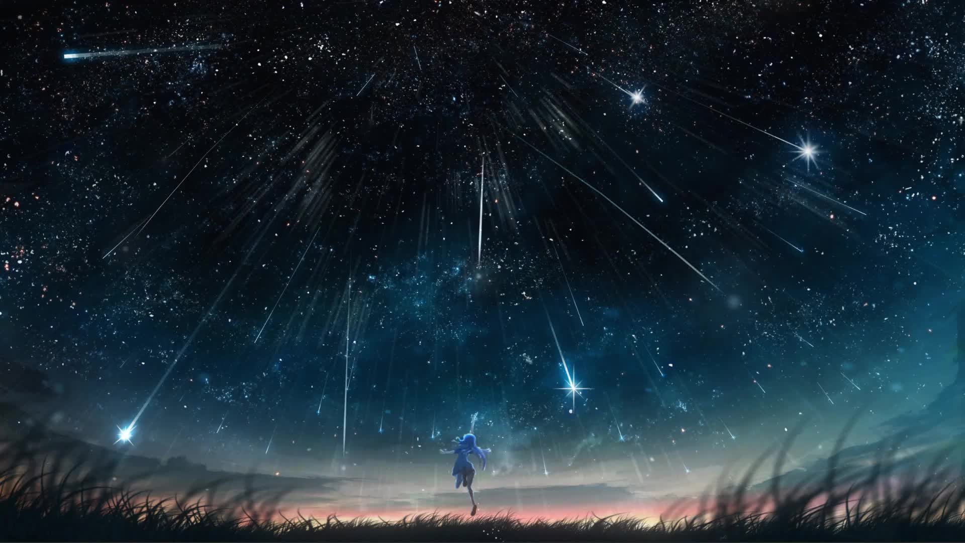 Meteor Girl Live Wallpaper