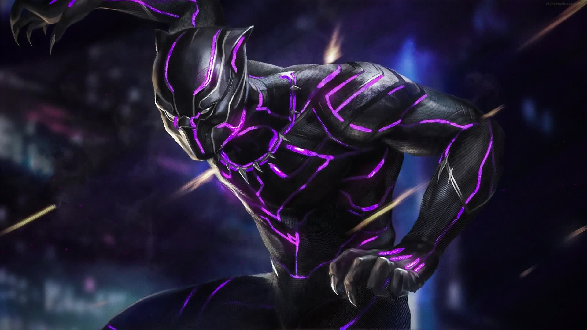 Wakanda Forever Black Panther Live Wallpaper