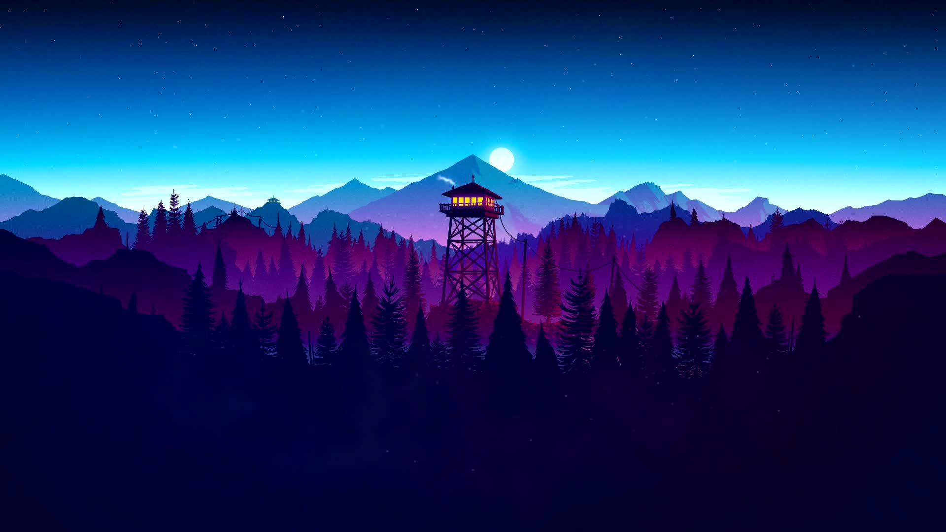 Firewatch  Tower  Live  Wallpaper