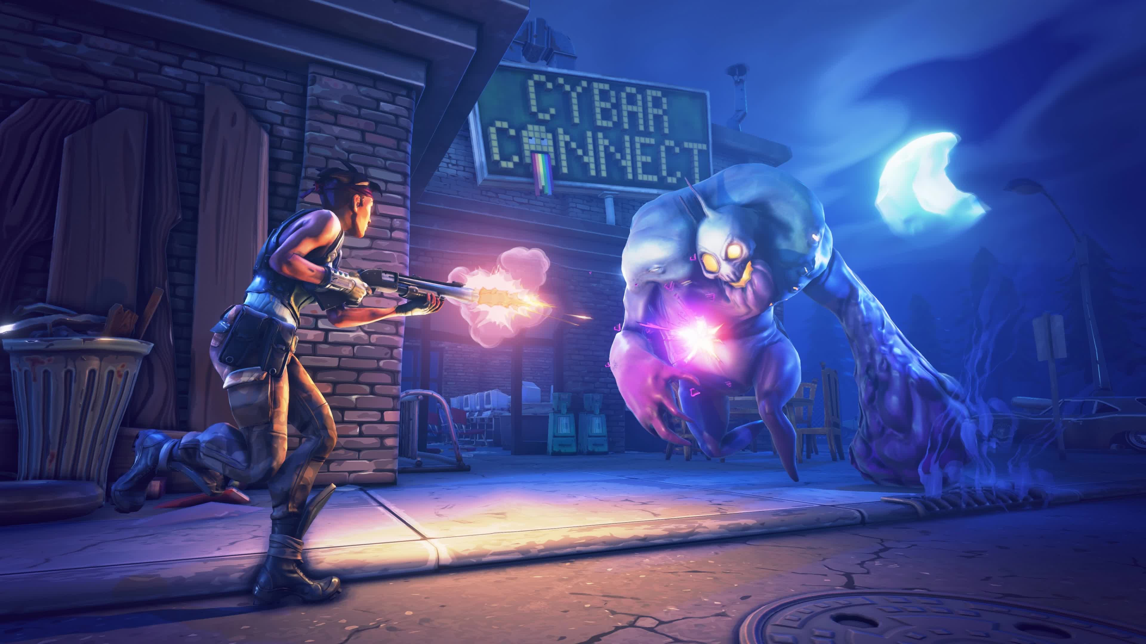 Fortnite  Cybar  Connect  Live  Wallpaper