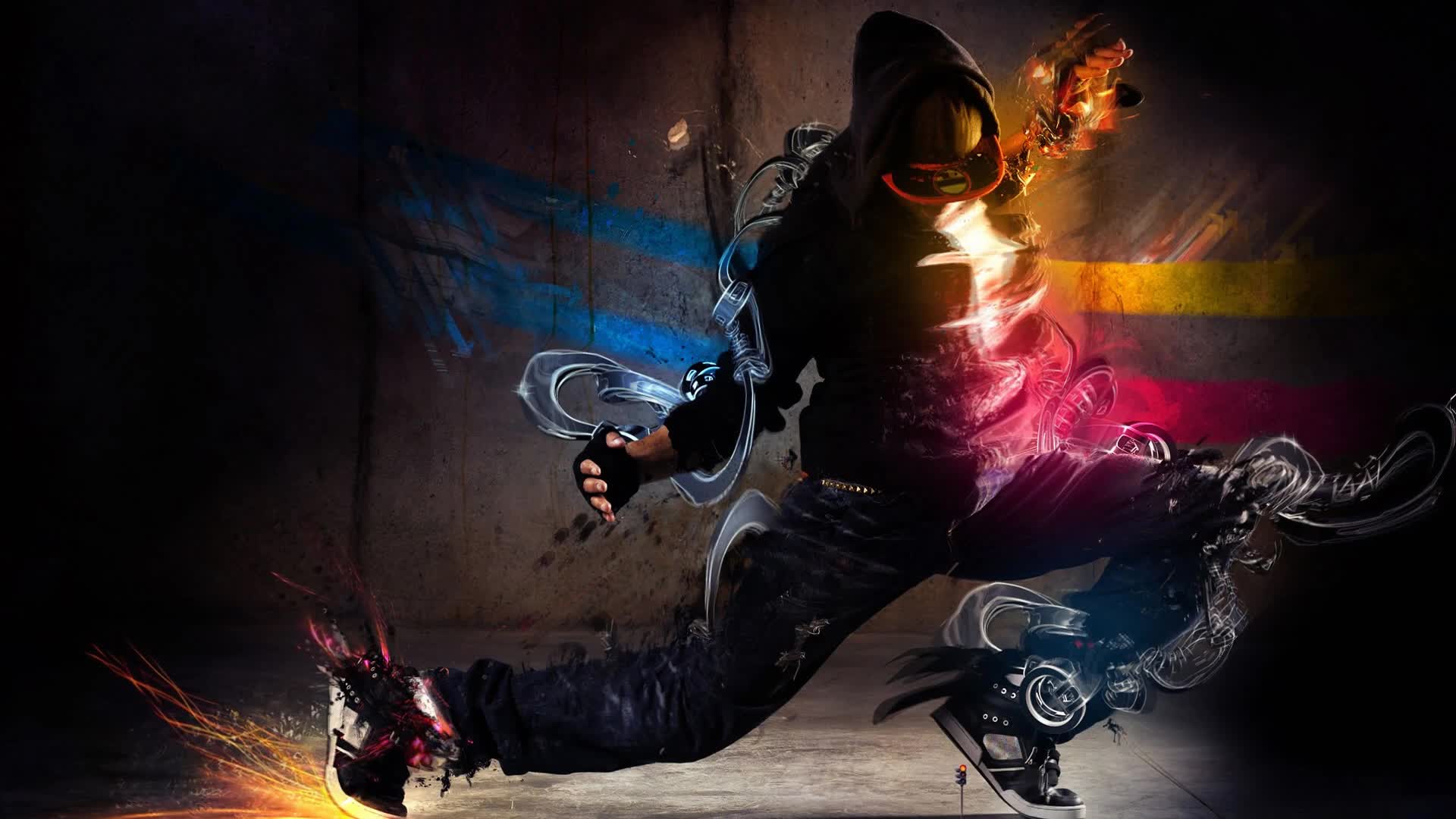 Abstract  Dancing  Live  Wallpaper
