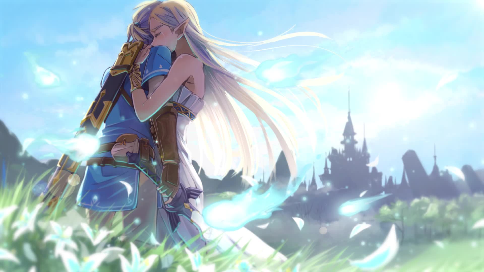 The  Legend  Of  Zelda  Botw  Zelda  And  Link  Live  Wallpaper