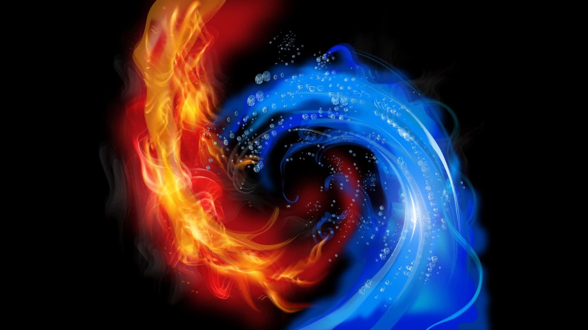 Water  And  Flame  Live  Wallpaper