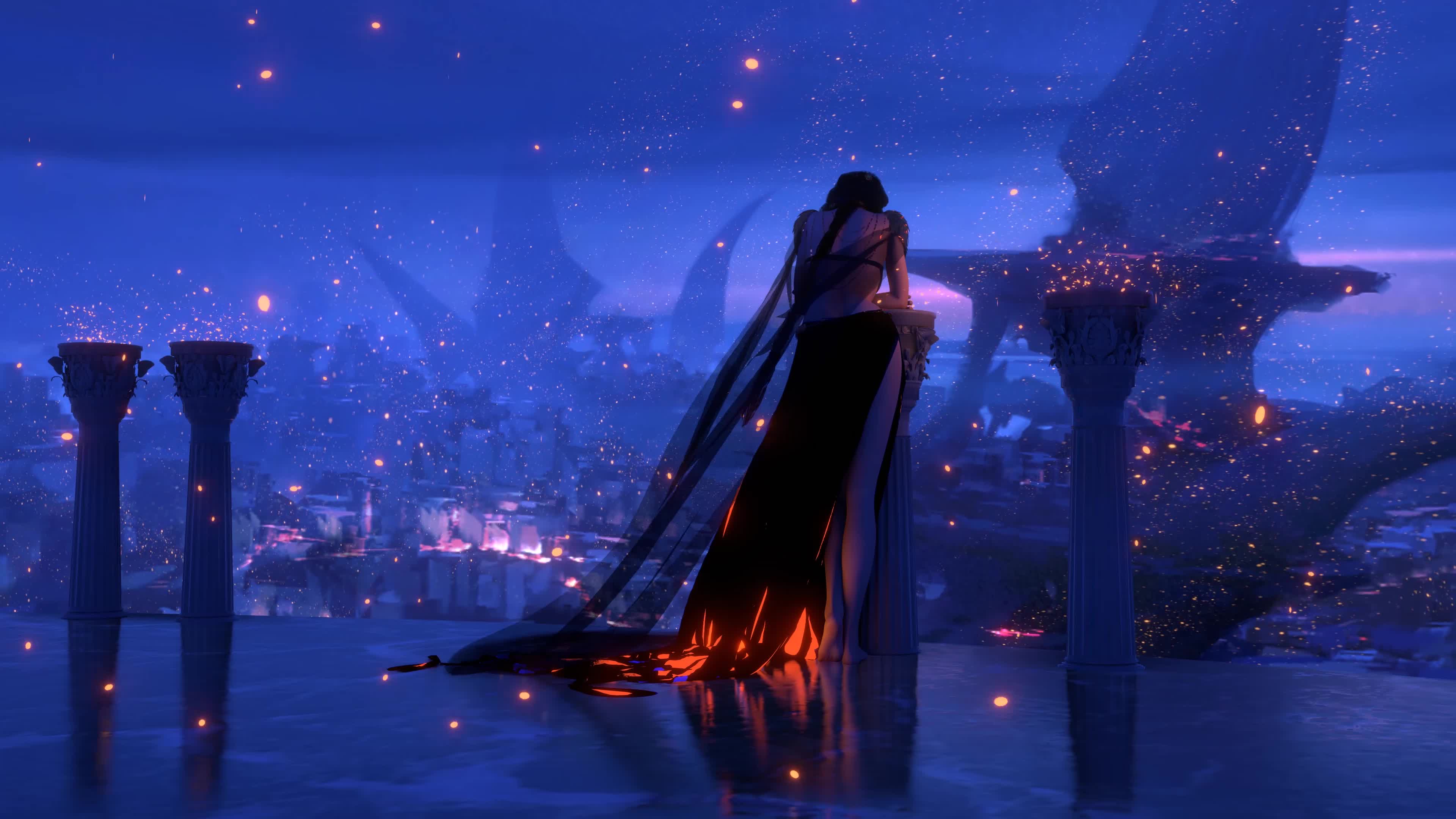 Ghostblade Webcomic by WLOP Live Wallpaper